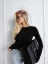 Bluzka damska OLAVOGA SOLENITE czarna - maWer Fashion