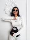 Bluzka damska OLAVOGA SOLENITE ecru - maWer Fashion