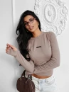 Bluzka damska OLAVOGA SOLENITE latte - maWer Fashion