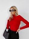 Bluzka damska OLAVOGA DREAMSCAPE czerwień - maWer Fashion