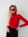Bluzka damska OLAVOGA DREAMSCAPE czerwień - maWer Fashion