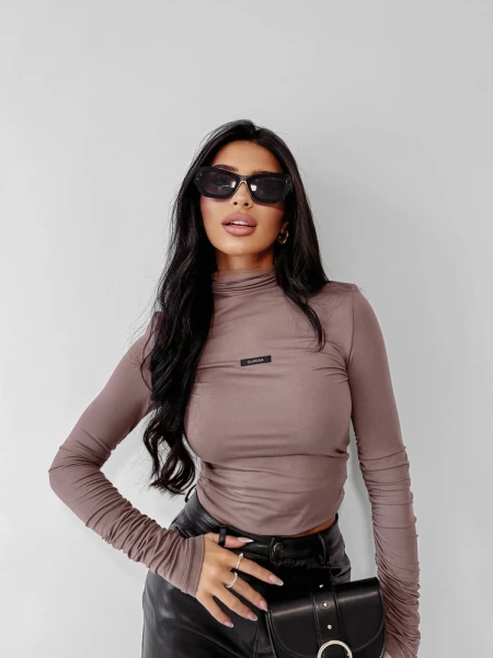 Bluzka damska OLAVOGA DREAMSCAPE latte - maWer Fashion