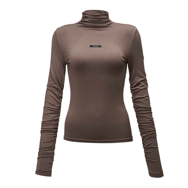 Bluzka damska OLAVOGA DREAMSCAPE latte - maWer Fashion