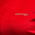 Kombinezon damski OLAVOGA CRYSTAL FLARE 2025 czerwony - maWer Fashion