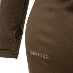 Kombinezon damski OLAVOGA CRYSTAL FLARE 2025 ciemne latte - maWer Fashion