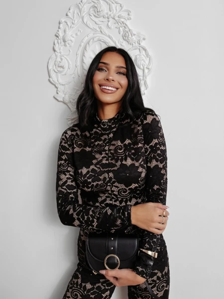 Kombinezon damski OLAVOGA NIGHTFALL 2025 czarny - maWer Fashion