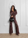Kombinezon damski OLAVOGA NIGHTFALL 2025 brązowy - maWer Fashion