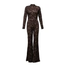 Kombinezon damski OLAVOGA NIGHTFALL 2025 brązowy - maWer Fashion