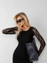 Sukienka damska OLAVOGA DARK SPICE 2025 czarna - maWer Fashion