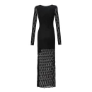 Sukienka damska OLAVOGA DARK SPICE 2025 czarna - maWer Fashion