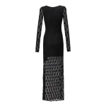 Sukienka damska OLAVOGA DARK SPICE 2025 czarna - maWer Fashion