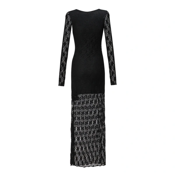 Sukienka damska OLAVOGA DARK SPICE 2025 czarna - maWer Fashion