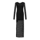 Sukienka damska OLAVOGA DARK SPICE 2025 czarna - maWer Fashion
