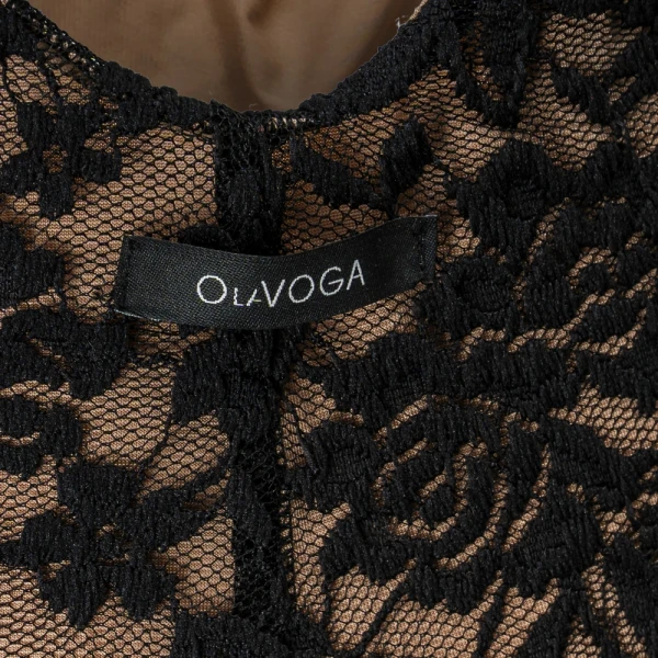 Kombinezon damski OLAVOGA PURE FEMME 2025 czarny - maWer Fashion