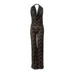 Kombinezon damski OLAVOGA PURE FEMME 2025 czarny - maWer Fashion