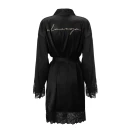 Szlafrok damski OLAVOGA SAFFRON 2025 czarny - maWer Fashion