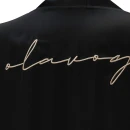 Szlafrok damski OLAVOGA SAFFRON 2025 czarny - maWer Fashion