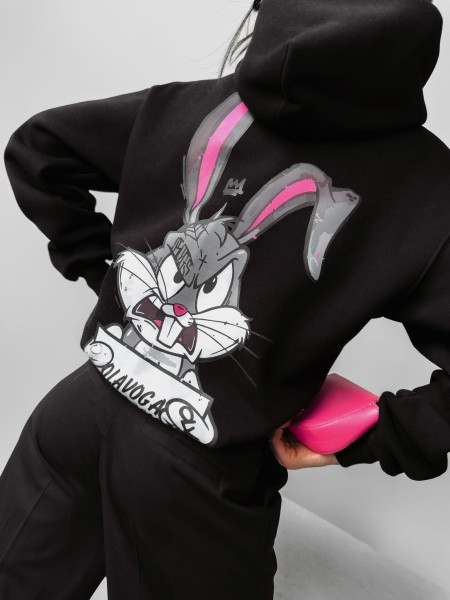 Bluza damska OLAVOGA BLAME 2024 czarna  - maWer Fashion