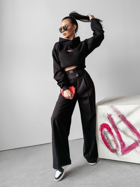 Bluza damska OLAVOGA BLAME 2024 czarna  - maWer Fashion