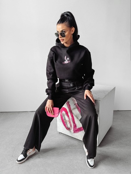 Bluza damska OLAVOGA BLAME 2024 czarna  - maWer Fashion