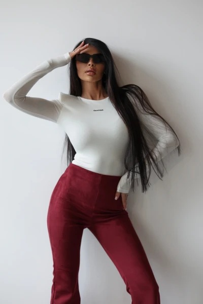 Body damskie OLAVOGA WISADA 2025 ecru - maWer Fashion
