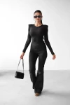 Spodnie damskie OLAVOGA ZENO 2025 czarne  - maWer Fashion