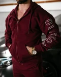 Komplet męski OLAVOGA UMRISS 2025 bordo - maWer Fashion
