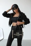 Komplet damski OLAVOGA TUTO 2025 czarny - maWer Fashion