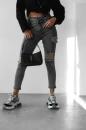 Spodnie jeansowe damskie OLAVOGA LUNA 2025 szare - maWer Fashion