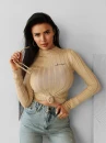 Sweter damski OLAVOGA PIPER 2025 beż - maWer Fashion