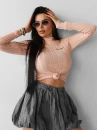 Sweter damski OLAVOGA PIPER 2025 pudrowy róż - maWer Fashion