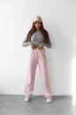 Sweter damski OLAVOGA JACQUELINE 2025 szary - maWer Fashion