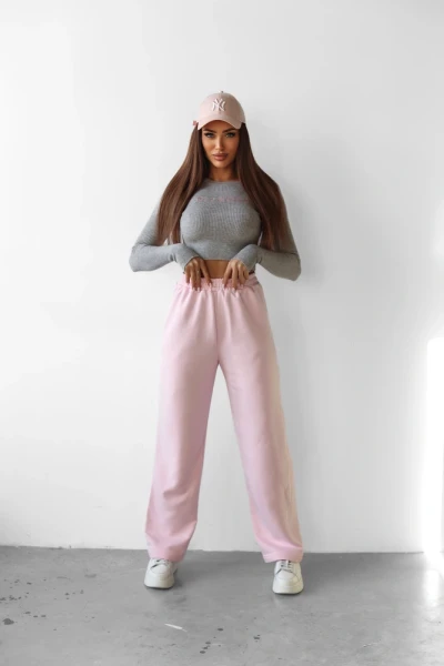 Sweter damski OLAVOGA JACQUELINE 2025 szary - maWer Fashion