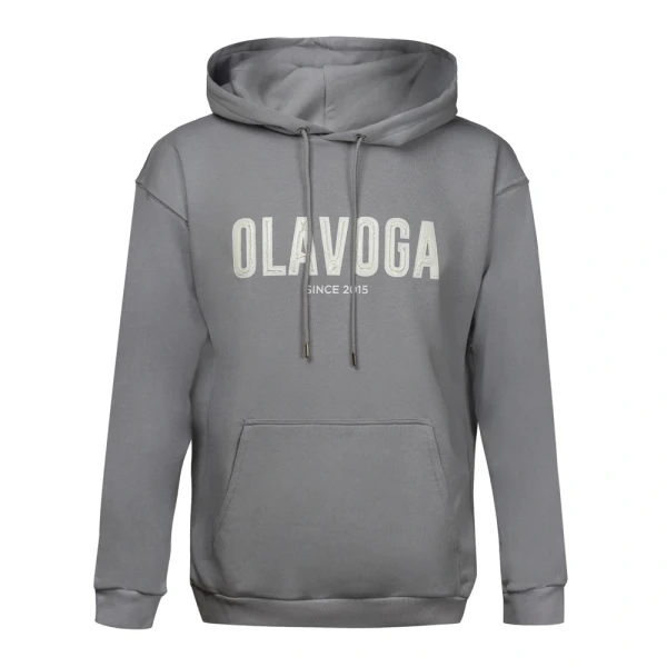 Bluza męska OLAVOGA COLD 2025 szara - maWer Fashion