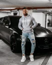 Bluza męska OLAVOGA COLD 2025 szara - maWer Fashion