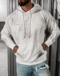 Bluza męska OLAVOGA BLADE 2025 ecru - maWer Fashion