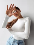Body damskie OLAVOGA PELLE 2025 ecru  - maWer Fashion