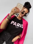 T-shirt damski OLAVOGA NANTE 2025 czarny - maWer Fashion