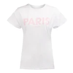 T-shirt damski OLAVOGA NANTE 2025 ecru - maWer Fashion