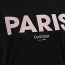 T-shirt damski OLAVOGA NANTE 2025 czarny - maWer Fashion