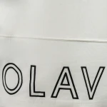 T-shirt męski OLAVOGA DARK MODE 2025 ecru - maWer Fashion