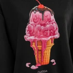 Bluza damska OLAVOGA KIRAZ 2025 czarna - maWer Fashion