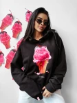 Bluza damska OLAVOGA KIRAZ 2025 czarna - maWer Fashion
