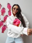 Bluza damska OLAVOGA KIRAZ 2025 ecru - maWer Fashion