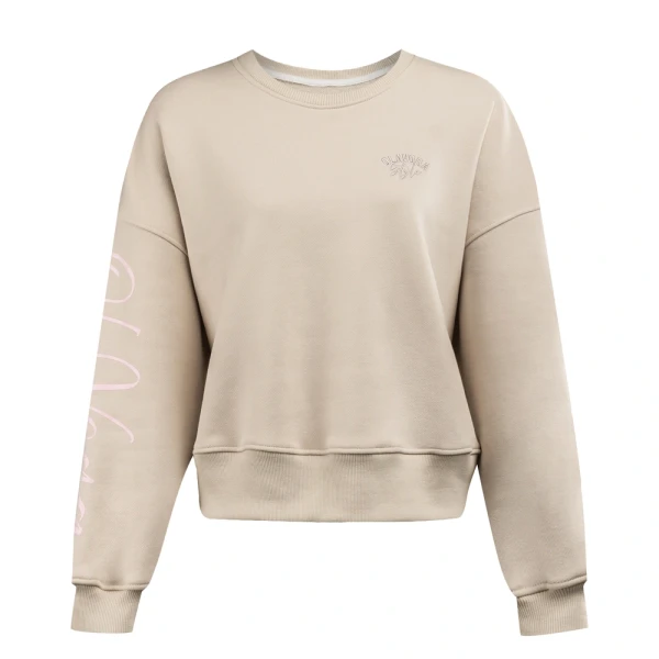 Bluza damska OLAVOGA SODA 2025 beż - maWer Fashion