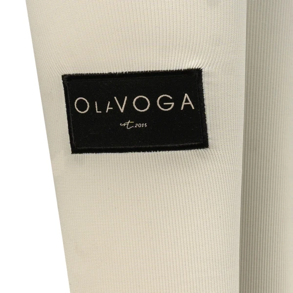 Legginsy damskie OLAVOGA REGI 2025 ecru - maWer Fashion