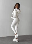 Legginsy damskie OLAVOGA ALJA 2025 ecru - maWer Fashion