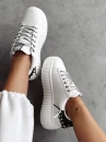 Buty damskie sneakersy OLAVOGA LUCKY 2025 białe - maWer Fashion