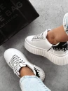 Buty damskie sneakersy OLAVOGA LUCKY 2025 białe - maWer Fashion