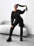 Komplet damski OLAVOGA BRANCH 2025 czarny - maWer Fashion